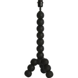 Light&living Lampvoet 20x20x50 cm VEGLIO hout mat zwart