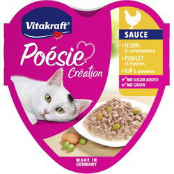 Poesie Creation kip & groente saus 85 gram