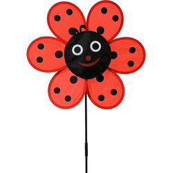 Windmolen plastic l33b8h70 cm rood