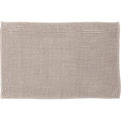 Atmosphera Badkamer kleedje/badmat voor de vloer - 50 x 80 cm - beige - Badmatjes