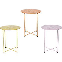 Sidetable ijzer d40h48 cm a3