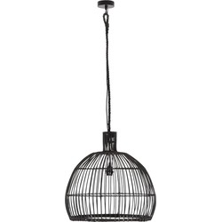 MUST Living Hanging lamp Las Salinas Large BLACK,50xØ50 cm, pitrit