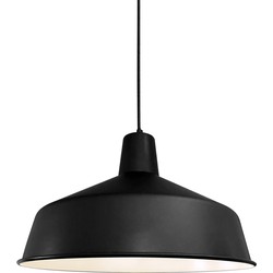 Mexlite hanglamp Blackmoon - zwart - metaal - 40 cm - E27 fitting - 1443ZW