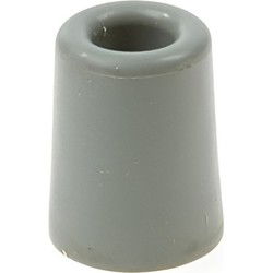 Deurbuffer / deurstopper van rubber - grijs - 50 x 30 mm - deurstop - Deurstoppers