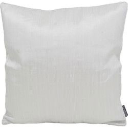 Ishaan White / Silver | 45 x 45 cm | Kussenhoes | Polyester
