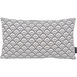 Waves Grey Long | 30 x 50 cm | Kussenhoes | Katoen/Polyester