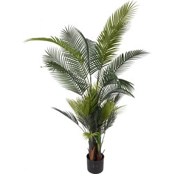 Home & Styling Kunst palmboom - in pot - 160 cm - kunstplant - voor binnen - Kunstplanten