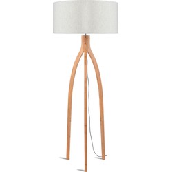 Vloerlamp Annapurna - Naturel/Bamboe - Ø60cm