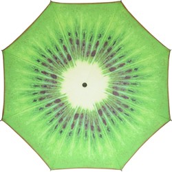 Parasol - kiwi fruit - D180 cm - UV-bescherming - incl. draagtas - Parasols
