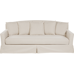 Beliani GILJA - Driezitsbank-Beige-Polyester