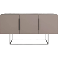 Buffet 3 deuren en metalen poten Titan - L150 cm