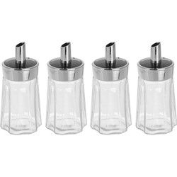 4x Suikerstrooier/suikerdispenser 14 cm - Suikerstrooiers