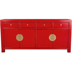 Fine Asianliving Chinese Dressoir Lucky Rood - Orientique Collection