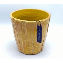 Villa Pottery  Gele Pot Victor - Gele Pot 21x21x20 hoog