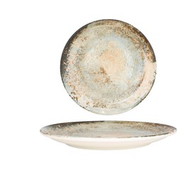 Rinart Dessertbord - Obvara - Porselein - 21 cm - set van 6