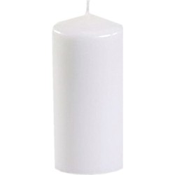 Conpas Candles Stompkaars - wit - D5 x H10 cm - 16 branduren - kaarsen - Stompkaarsen