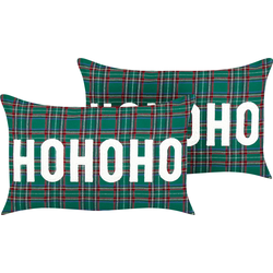 Beliani JOYCANDY - Sierkussen-Groen-Polyester