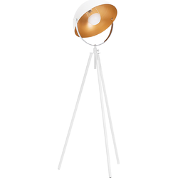 Beliani THAMES - Staande lamp-Wit-Metaal