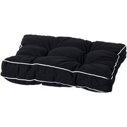 Florance kussen 45x45 Panama zwart (4 stuks)