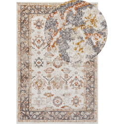 NURNUS - Vintage vloerkleed - Beige - 200 x 300 cm - Polypropyleen