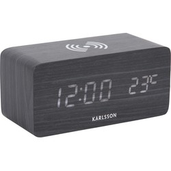 Alarm Clock Block w. Phone Charger LED