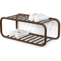 Spinder Design schoenenrek Retro Schoenenrek - Chocolate Brown - 4 paar schoenen