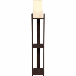 Lamp met opbergplanken H142 cm - ELLY