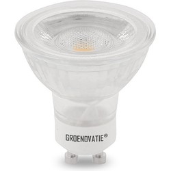 Groenovatie GU10 LED Spot COB 3W Warm Wit Dimbaar