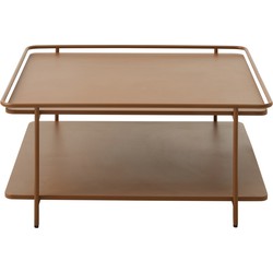 Salontafel Terra Metaal - 75x75x34,3cm - Yuba