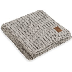 Knit Factory Cody Plaid - Iced Clay - 160x130 cm