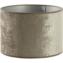 Light & Living - kap - Chelsea - zilver - textiel - Ø 30cm - E27 - 2230057