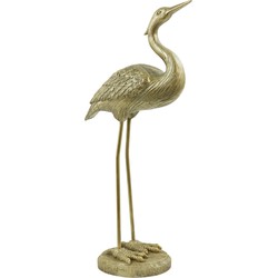 Ornament Crane - Goud - 31x19x67cm
