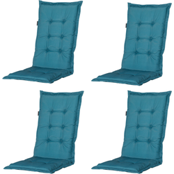 Madison -  Tuinstoelkussen Lage Rug Panama sea blue - Ca. 105x50 cm - Set van 4