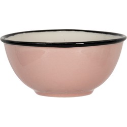 Clayre & Eef Soepbord  Ø 12x6 cm Roze Keramiek Rond Soepkom