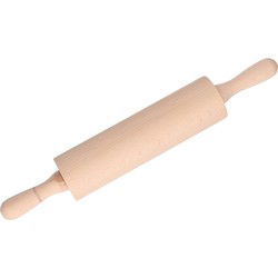 Deegroller van hout - breedte 38 cm - Bakaccessoires/bakken - Deegrollers