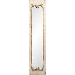 Clayre & Eef Spiegel 33x149 cm Beige Hout