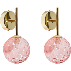 Beliani ANADYR - Muurlamp-Goud-Glas
