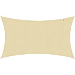 Kopu® Schaduwdoek Rechthoek 280 gram Waterdoorlatend 4x5 m - Creme