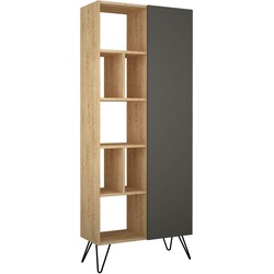 Etagère 11 planken en 1 deur H190 cm - Jedda