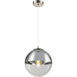 Moderne hanglamp Varus - L:25cm - E27 - Metaal - Grijs
