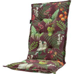Kussen hoog 123x50 Josie bordeaux