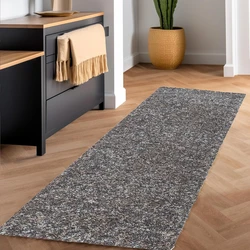 Hoogpolig Loper - Lorium Taupe - Grijs - Beige - 80 X 150 CM