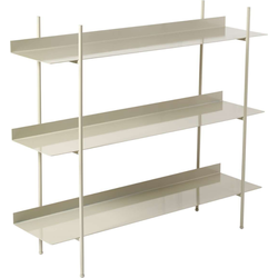 Rek met 3 rechthoekige metalen planken L120 cm - PIPER