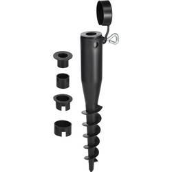 Parasolharing - voor parasolstok tot 45 mm - parasolvoet - Parasolvoeten
