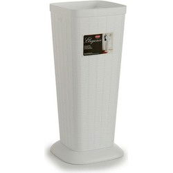 Stefanplast Parapluhouder - wit - kunststof - 25x57 cm - Paraplubak - Paraplubakken