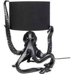 Tafellamp Octopus Black 47cm