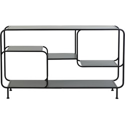 Light & Living - Side WINSTON - 141x37x81.5cm - Zwart