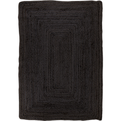 Milou jute vloerkleed donkergrijs - 180 x 120 cm