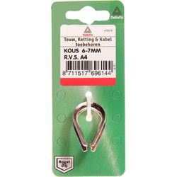 Kous 6-7mm rvs