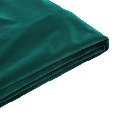 Beliani FITOU - Bekleding voor bedframe-Groen-Fluweel